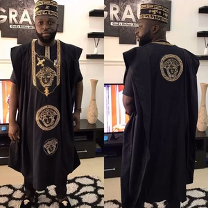 Luxury Agbada 3-Piece Statement Suit