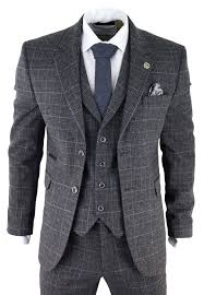 Premium Slim-Fit Men's Three-Piece Suit (Charcoal Grey)