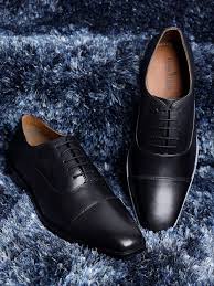 Premium Italian Black Leather Oxford Dress Shoes