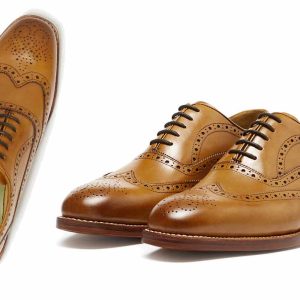 Royal Nubuck Leather Wingtip Gentle Sandals
